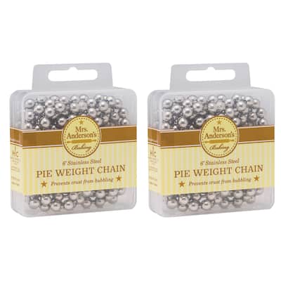 Mrs. Anderson's Baking Pie Crust Weight Chain, Set of 2