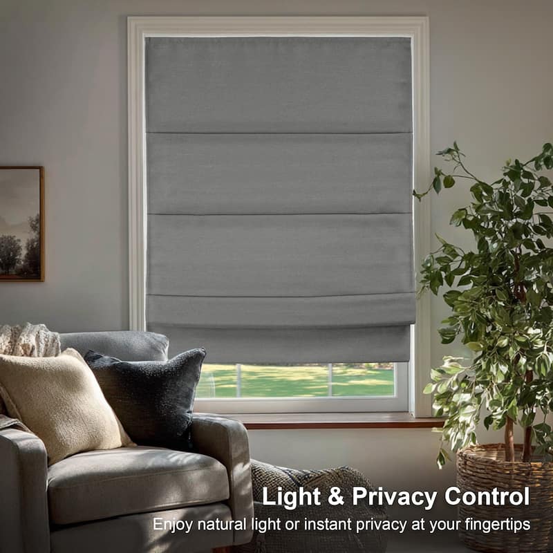 Chicology Cordless Blackout Roman Shade Privacy & Style