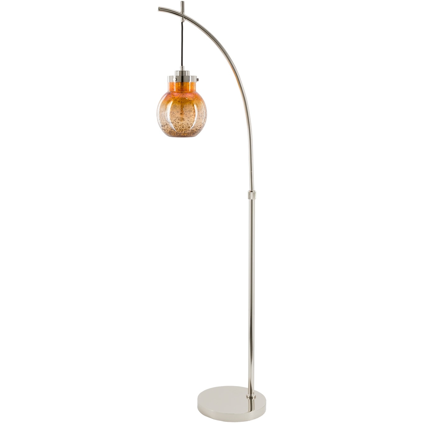 Aleah Suspended Amber Globe 65 Inch Floor Lamp 15 25 X 11 X 65 Overstock 31431694