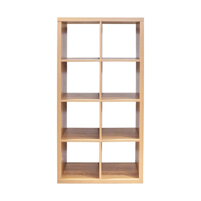8 Cube Storage Shelf Organizer Bookshelf,Stackable,Vertical or Horizontal,with 4 Storage Boxes,for Home,Children's Room
