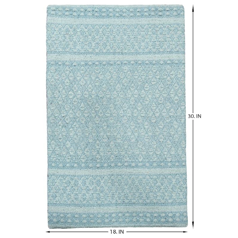 Premium Cotton Woven Anti-Fatigue Cushioned Kitchen Mat Runner Set Working Mat |18x30 | 18x48 Inches Comfort and Style