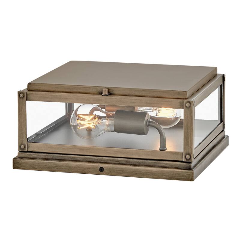 Hinkley Lighting 28858-LV Max 2 Light 8" Tall LED Post Light - Burnished Bronze