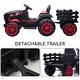 preview thumbnail 23 of 23, Ride on Tractor with Detachable Trailer, 12V 7AH