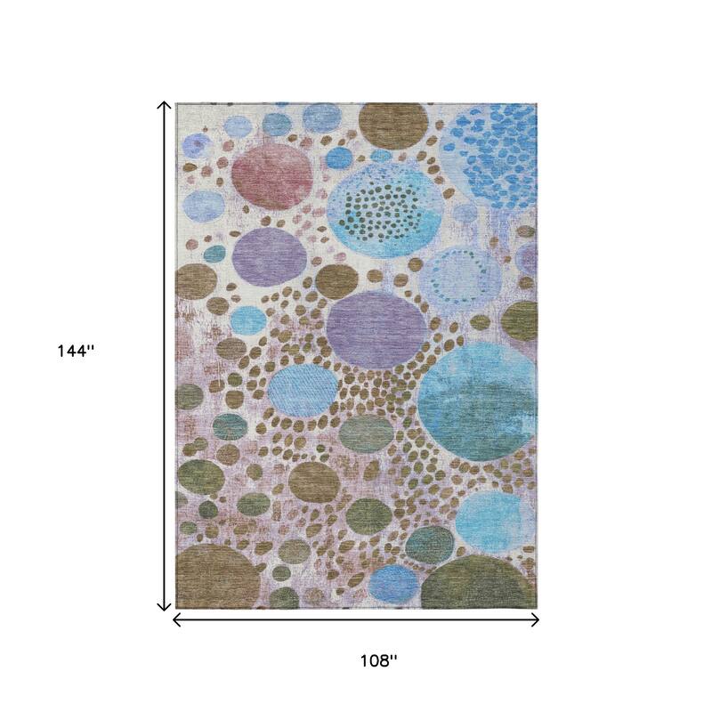 HomeRoots Geometric Transitional Rectangle Outdoor Rug