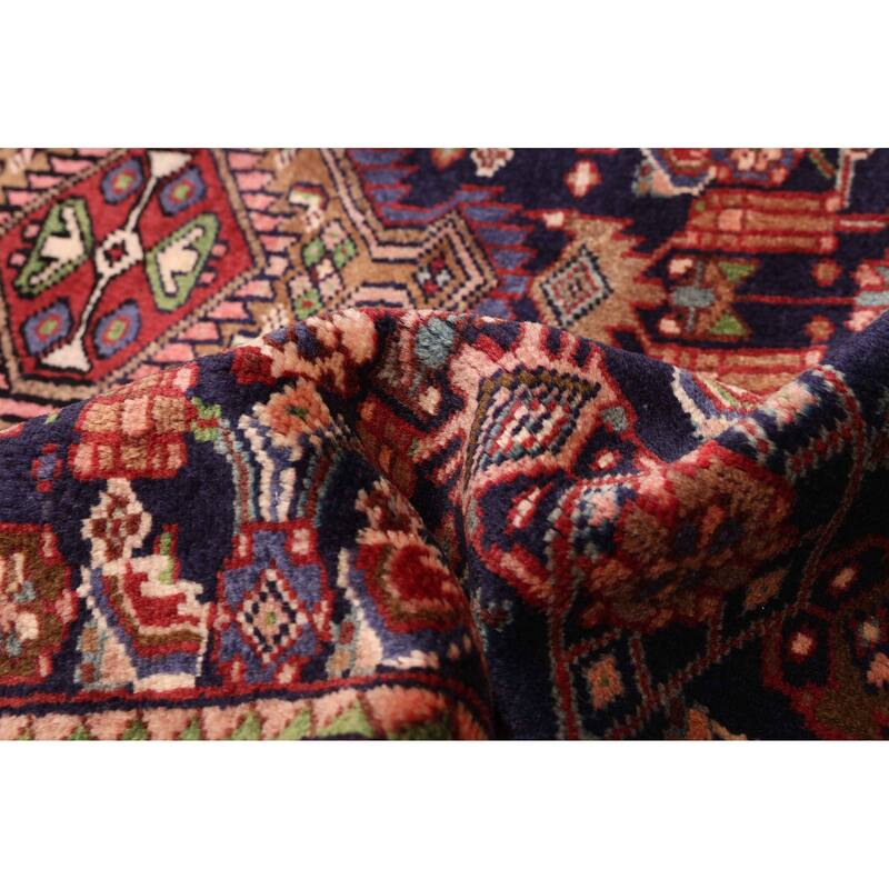 ECARPETGALLERY Hand-knotted Konya Anatolian Dark Navy Wool Rug - 3'7 x 16'5