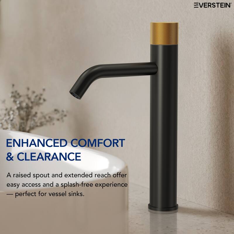 Modern Single Hole Bathroom Faucet,Deck Mount Sink Faucet