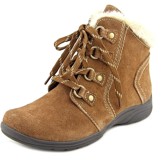 Earth Origins Crowley Women Round Toe Suede Tan Ankle Boot
