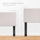 preview thumbnail 8 of 28, Milenna Channel Tufted Performance Velvet King/California King Headboard