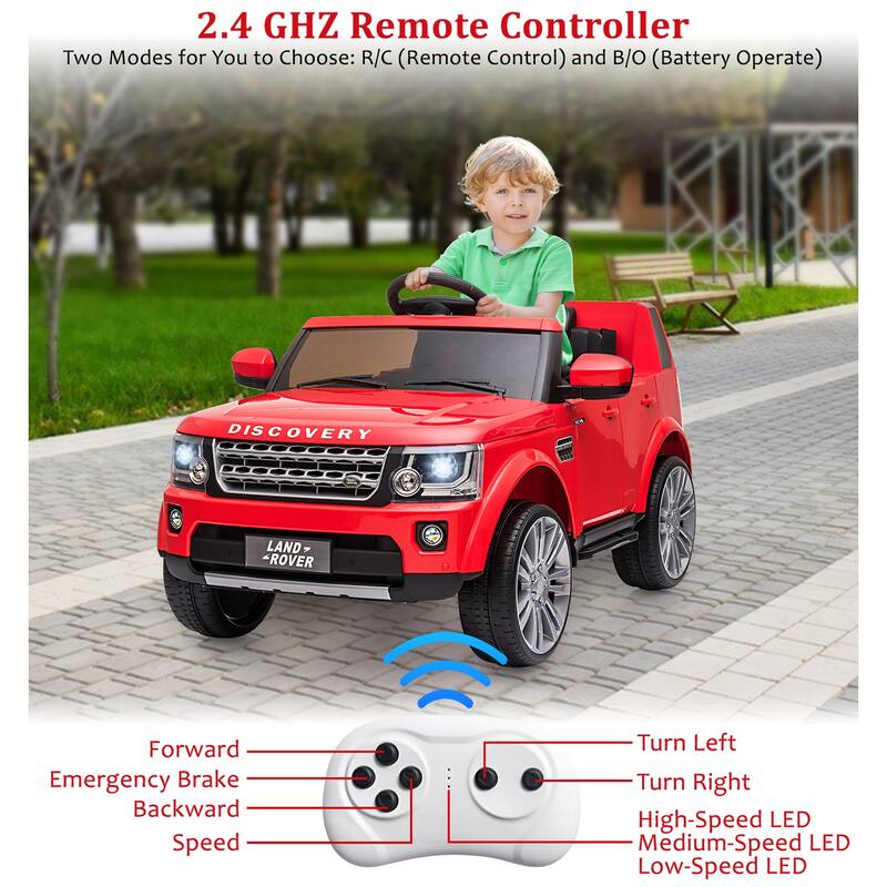 Ride on Car Licensed Land Rover 12V 4.5 MPH Ride on Toys