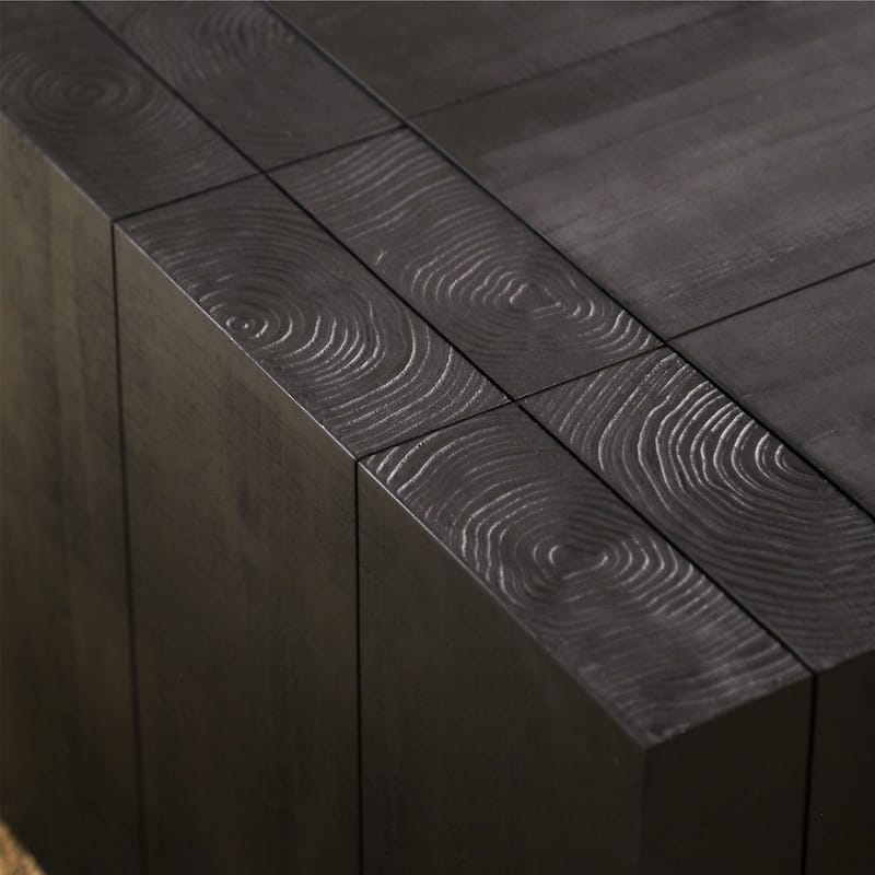 Rectangular Solid Wood Coffee Table