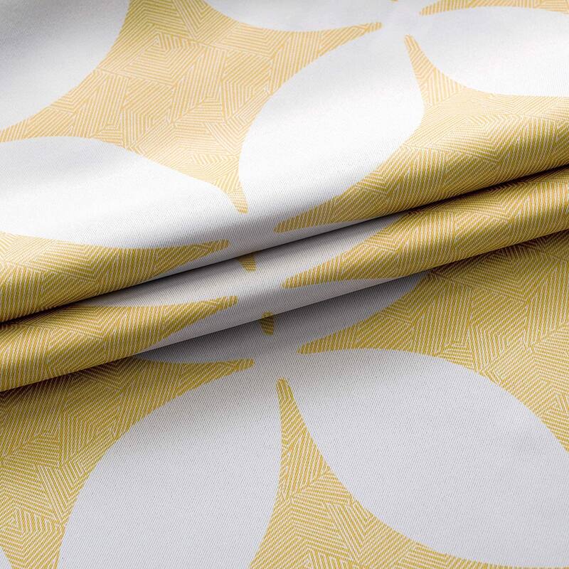 DriftAway Amelia Retro Geo Pattern Round Circle Star Print Blackout Valance