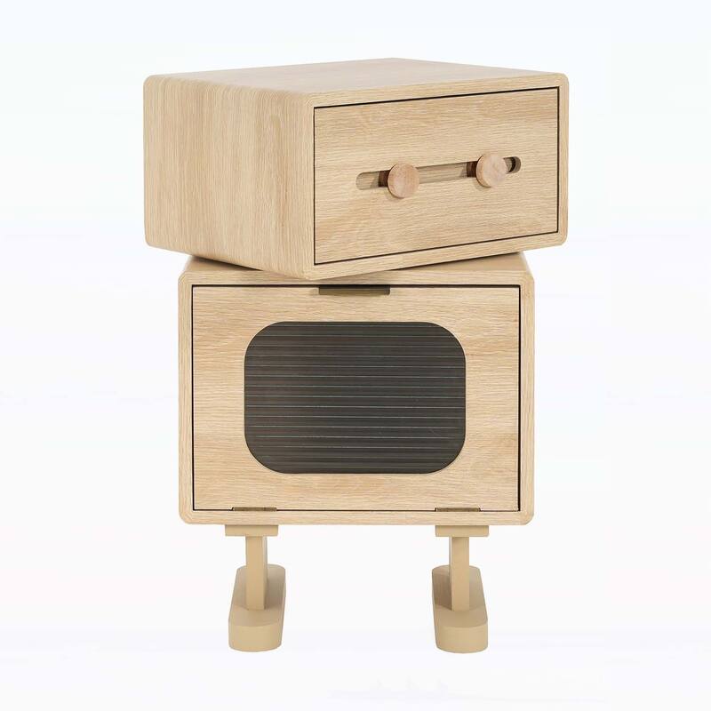 Multi-functional Storage Side Table for Various Living and Working Environments