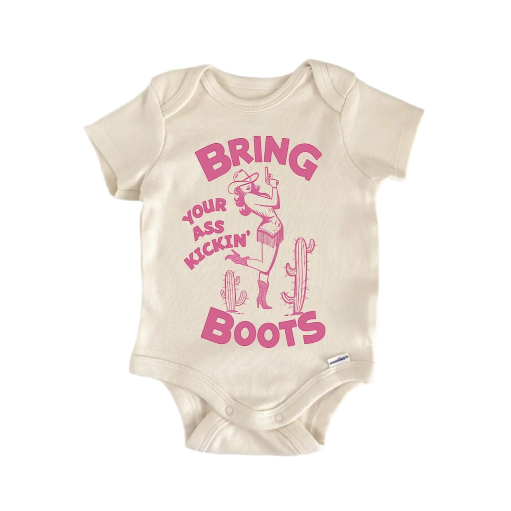Bring Boots Cowgirl - Baby Bodysuit