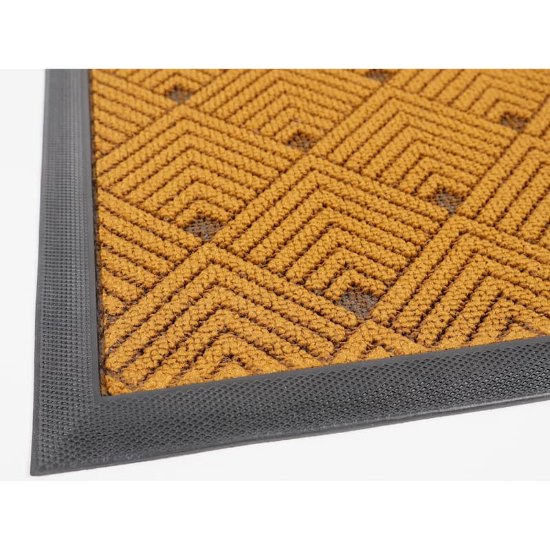 KAF Home 17"x30" Nested Angles Door Mat