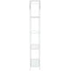 preview thumbnail 14 of 15, SAFAVIEH Slater 36-Inch Glass Tier Etagere Bookshelf, White - 36" x 12" x 80"