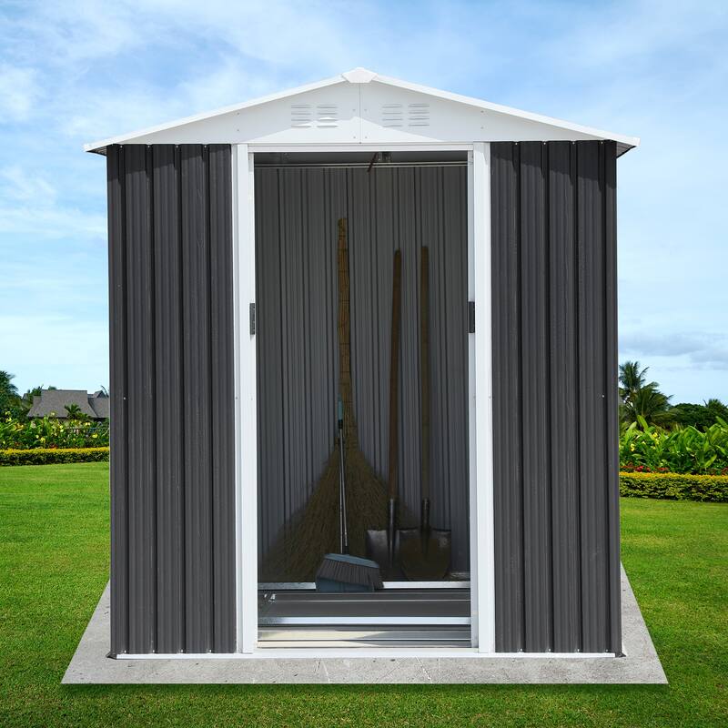 6FTx9FT Heavy-Duty Water-Resistant Outdoor Storage Shed