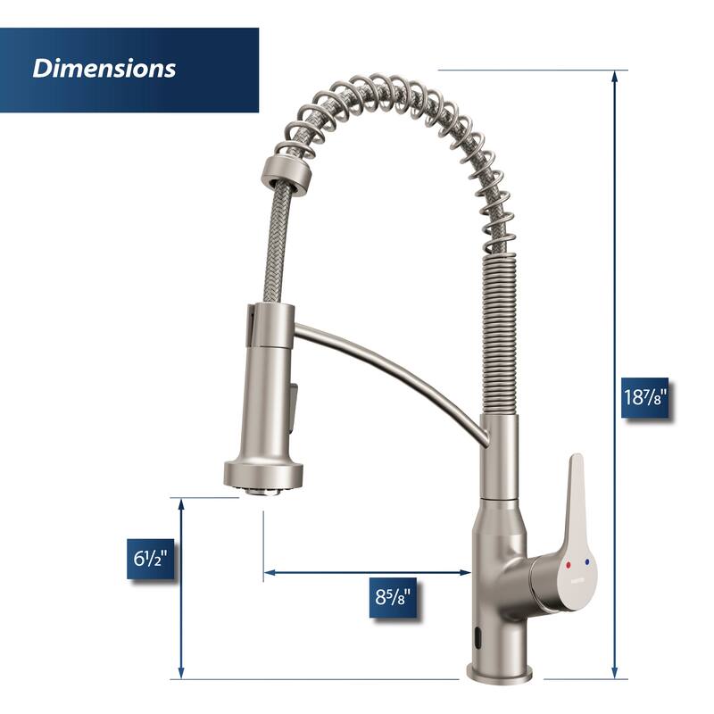 Karran Scottsdale Touchless Single-Handle Pull-Down Sprayer Kitchen Faucet