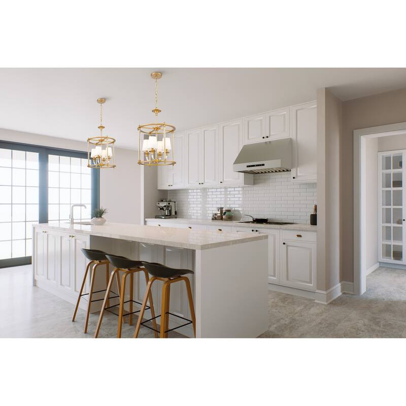 Z-Lite 1950-4C Katerina 4 Light 16" Wide Chandelier