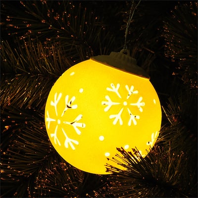Christmas Snowflake Ball Ornaments for Xmas Tree Yard Home Decorations