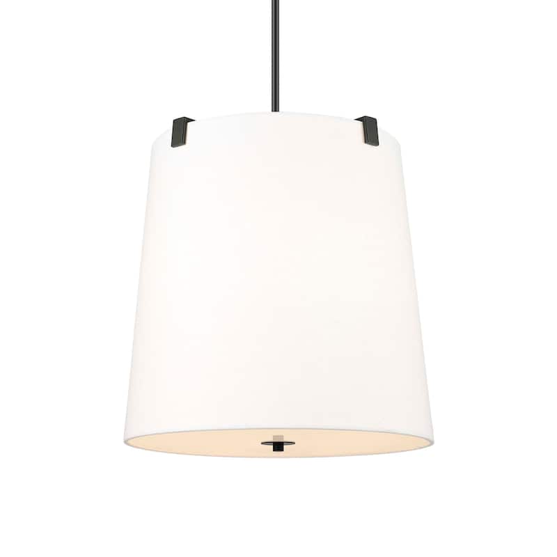 Z-Lite 3501P18 Weston 5 Light 18" Wide Pendant with Shade - Matte Black