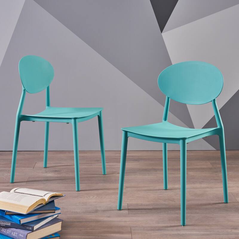 WESTLAKE INJECTION MOLDING PP CHAIR(set of 2) - Blue