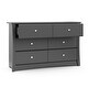 preview thumbnail 35 of 60, Storkcraft Crescent 6 Drawer Chest - Durable, Stylish, and Elegant Storage Solution with 6 Spacious Drawers