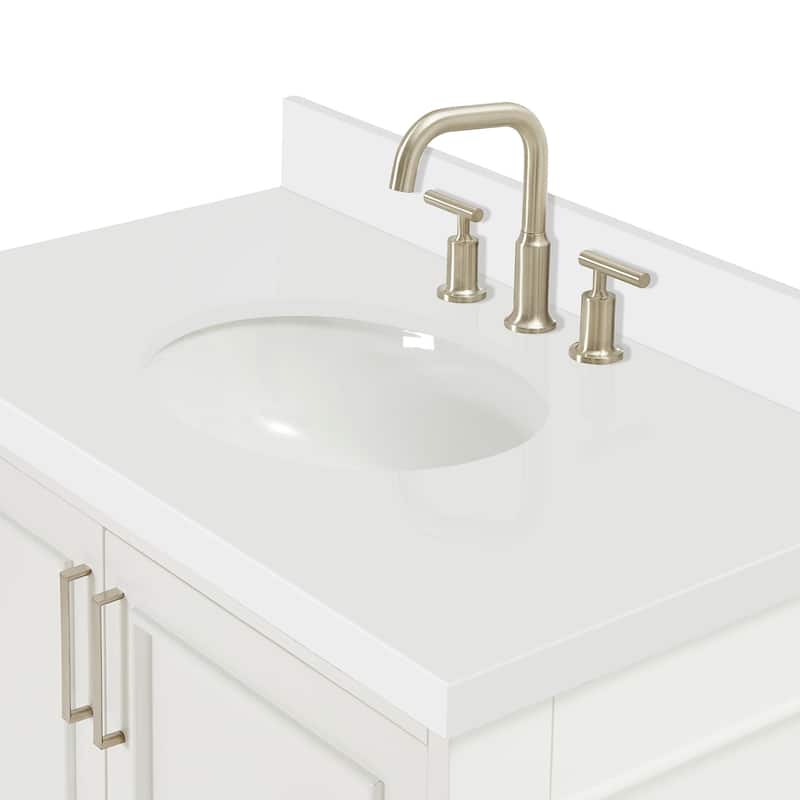 Ariel M037SWQOVO Stafford 36" Free Standing Single Basin Vanity Set