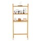 preview thumbnail 2 of 4, Organize It All Over the Toilet Bamboo Space Saver Shelf - 28x10x66.5
