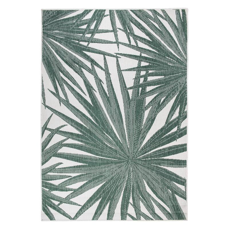 World Rug Gallery Tropical Nature Inspired Indoor/Outdoor Area Rug
