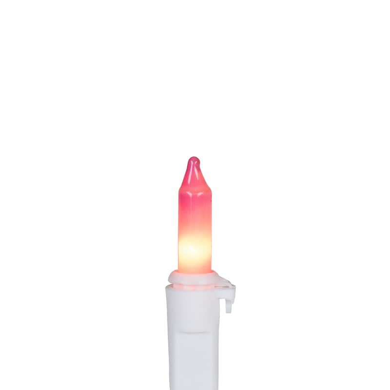 Pastel Mini Christmas Light Set - Multi-Color - 10' White Wire - 50ct