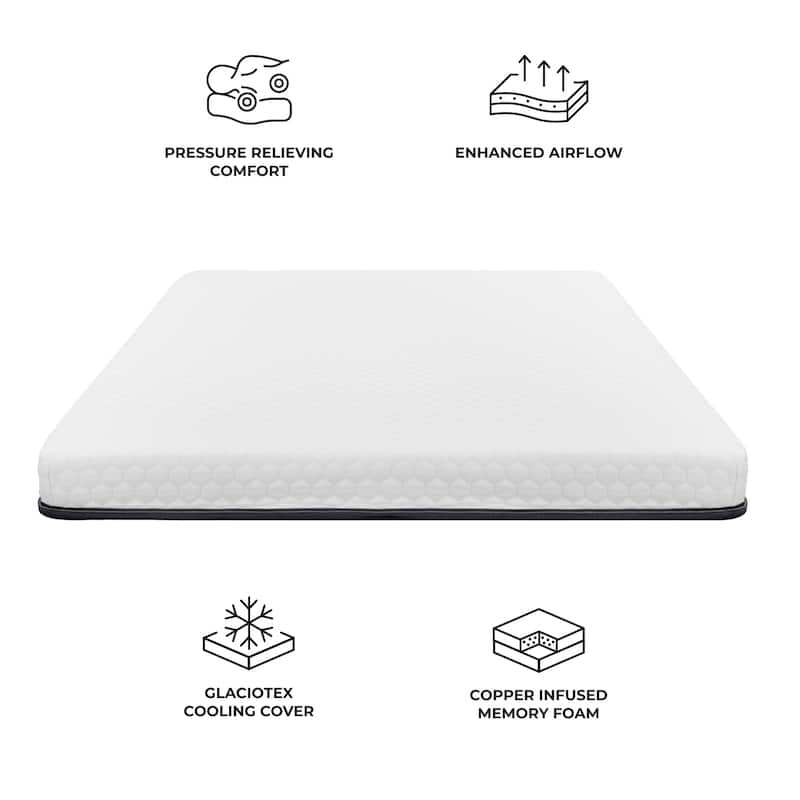 Brooklyn Bedding Copperflex 301 Cooling Mattress Topper