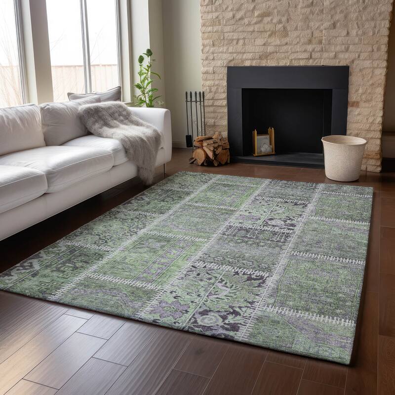Premium Washable Super Soft Vintage Patchwork Mayfield Rug