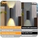 preview thumbnail 4 of 18, IP65 Integrated LED Cylinder Up-Down Wall Light, 12W Modern Outdoor Porch Light