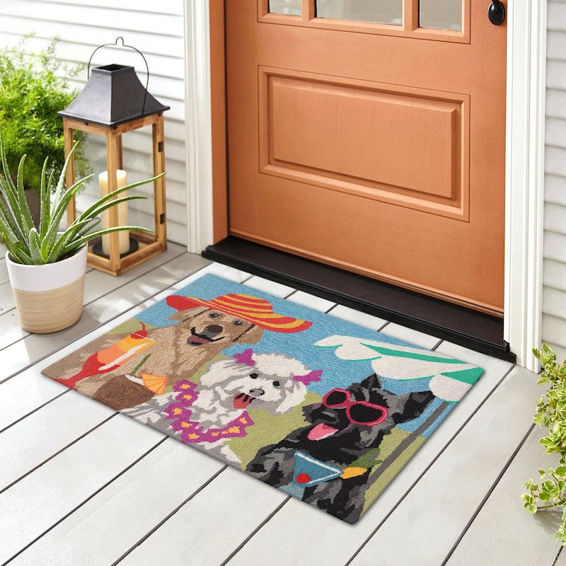 Liora Manne Frontporch Sassy Lassies Indoor/Outdoor Rug - 2'6" x 4' - 2'6" x 4' - Multi