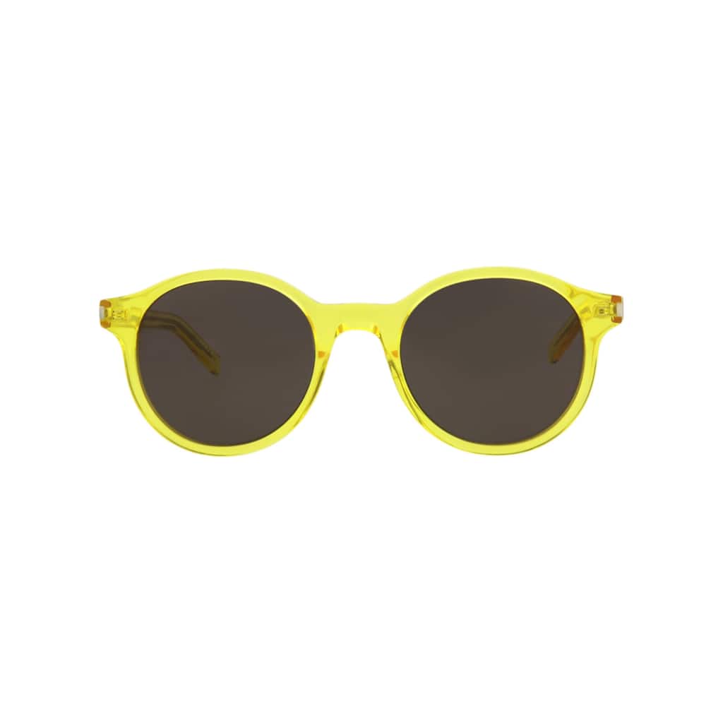 Saint Laurent Round-Frame Acetate Sunglasses