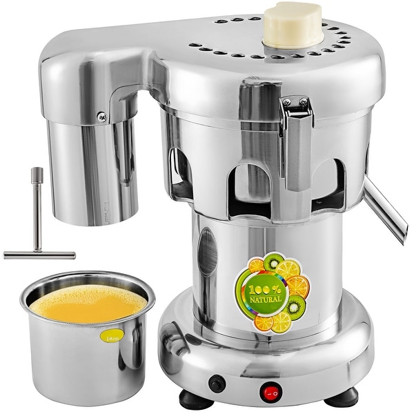 VEVOR Commercial Silver Juice Extractor Aluminum Casting and