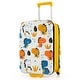 preview thumbnail 2 of 18, Costway 20" Kids Rolling Luggage Foldable Hardshell Carry-on Suitcase - See Details Yellow