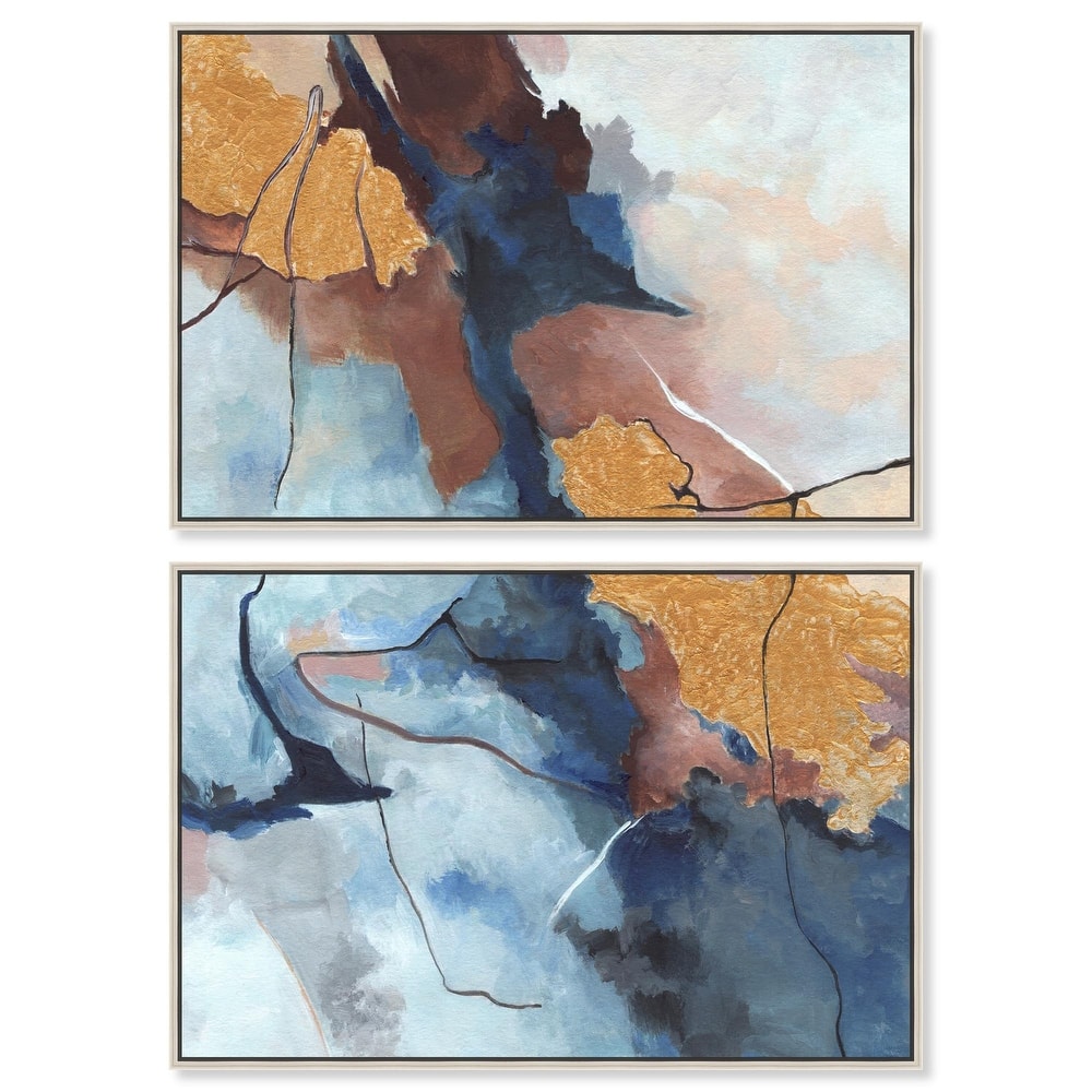 Heaven and Earth Canvas Set of 2 by Art Remedy