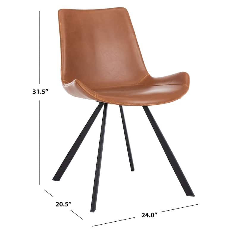 SAFAVIEH Corine Mid-Century Modern Accent Chairs (Set of 2) - 20.5" x 24" x 31.5" - 20Wx24Dx32H