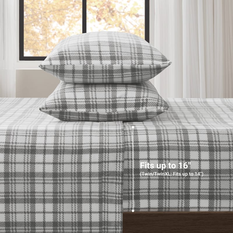 Madison Park Micro Fleece Bed Sheet Set