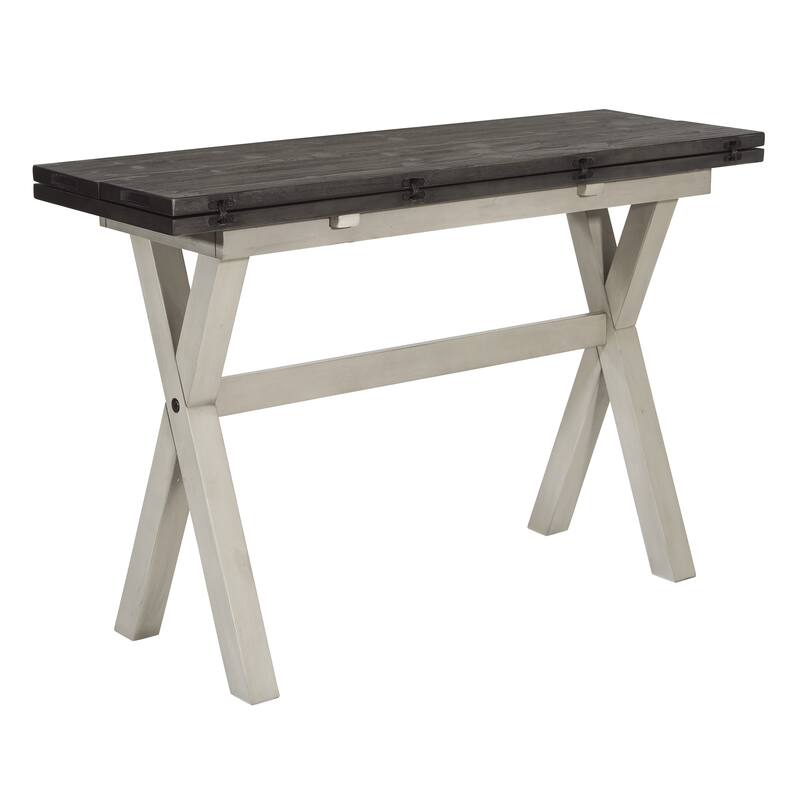 OSP Home Furnishings Flip Top Table
