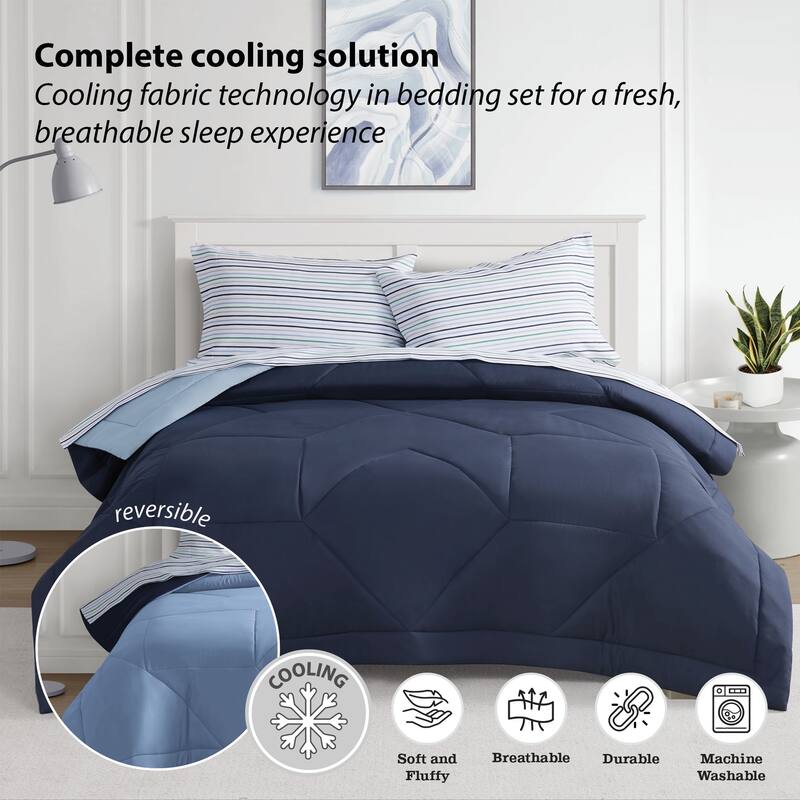 Cooling Technology 5-Piece Bed in a Bag