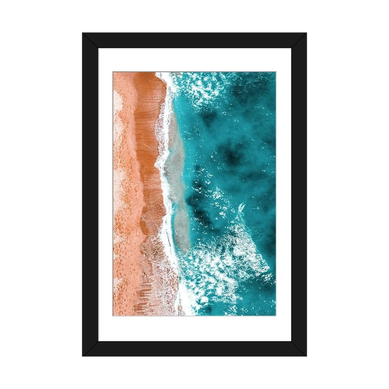 iCanvas "Aerial Waves" by Radu Bercan PFA - Black - 32x24x1