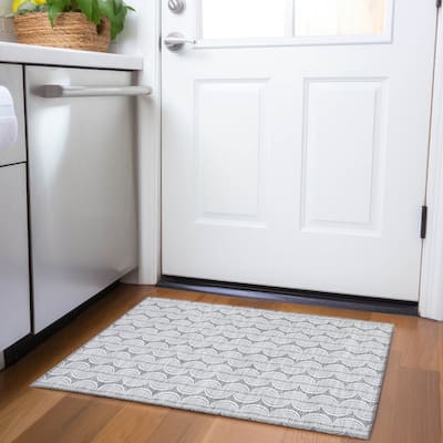 Premium Washable Super Soft Transitional Scallop Mayfield Rug