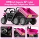 preview thumbnail 11 of 35, 24V 2 Seater Ride On Dump Truck with Remote Control Electric UTV Car