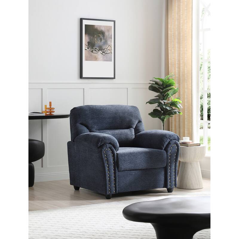 Hamilton Blue Accent Chair