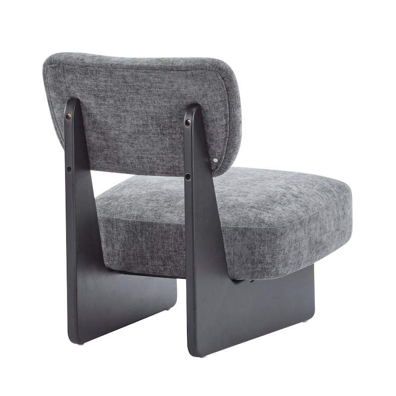 Polyester Solid Wood Modern Lounge Chairs Set with Ergonomic Design and Minimalist Style