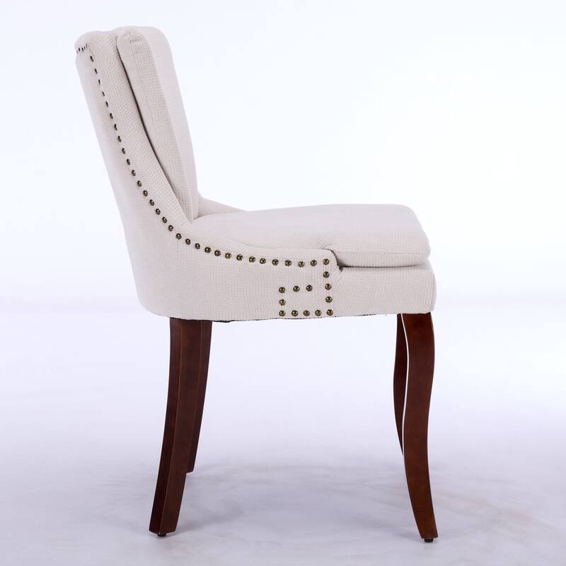 Modern Double-layer Dining Chairs Set of 2