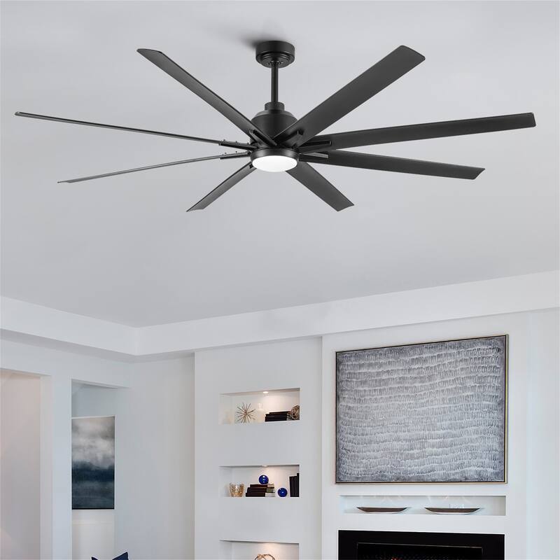 72" Ceiling Fan with LED light and App Remote Control