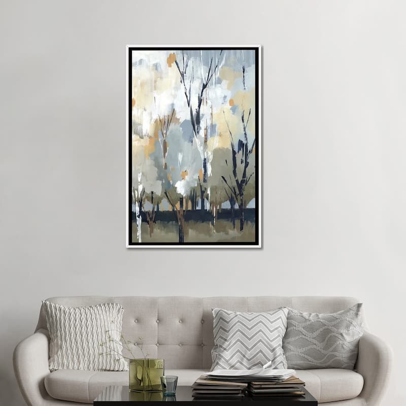 iCanvas "Silversong Birch I" by Lera Framed Canvas Print